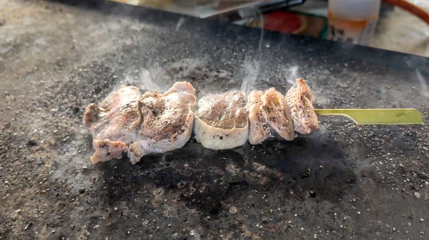 【冷凍】大人気！豚タン串（100本入）【送料無料】